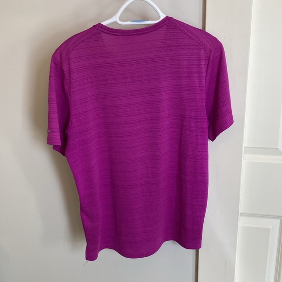 Nike Dri-FIT Miler T-Shirt, Vivid PURPLE, Running and Training - Mens Small - Picture 5 of 5